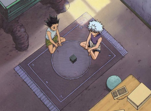 killua and gon statue