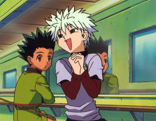 killua and gon statue